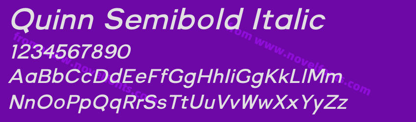 Quinn Semibold ItalicPreview Quinn Semibold ItalicPreview