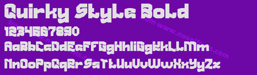 Quirky Style BoldPreview Quirky Style BoldPreview