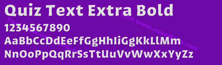 Quiz Text Extra BoldPreview Quiz Text Extra BoldPreview