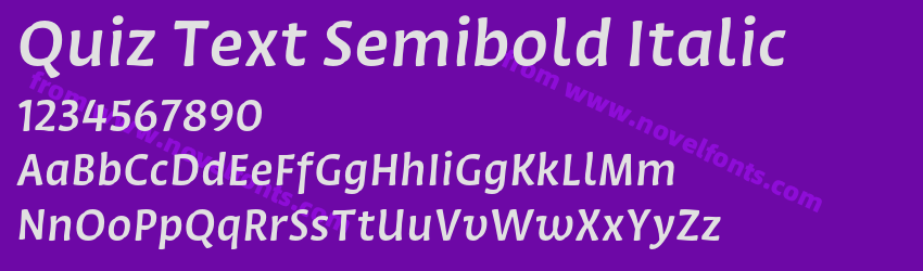 Quiz Text Semibold ItalicPreview Quiz Text Semibold ItalicPreview