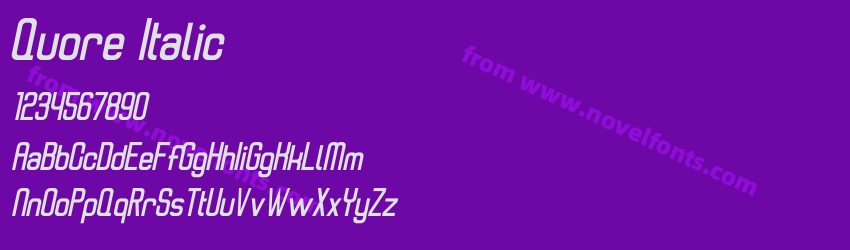 Quore ItalicPreview Quore ItalicPreview