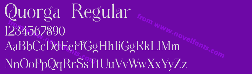 Quorga RegularPreview Quorga RegularPreview