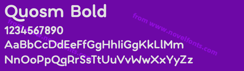 Quosm BoldPreview Quosm BoldPreview