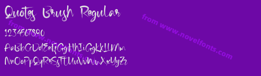 Quotes Brush RegularPreview Quotes Brush RegularPreview