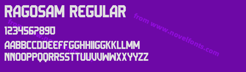 RAGOSAM RegularPreview RAGOSAM RegularPreview