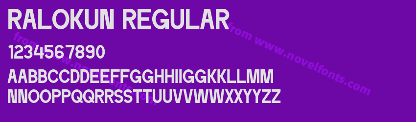RALOKUN RegularPreview RALOKUN RegularPreview