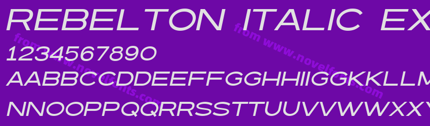 REBELTON ITALIC ExtendedPreview REBELTON ITALIC ExtendedPreview
