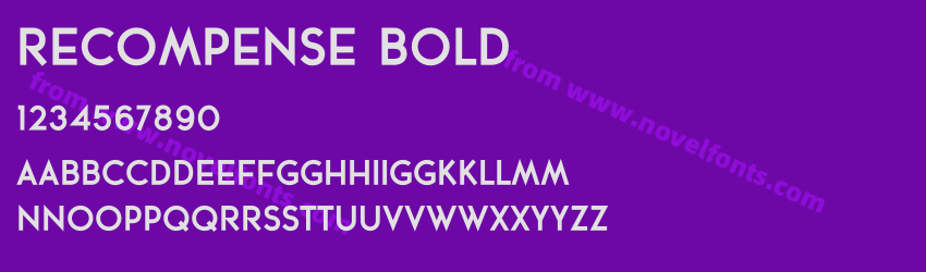 RECOMPENSE BoldPreview RECOMPENSE BoldPreview