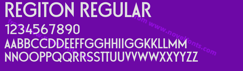 REGITON RegularPreview REGITON RegularPreview