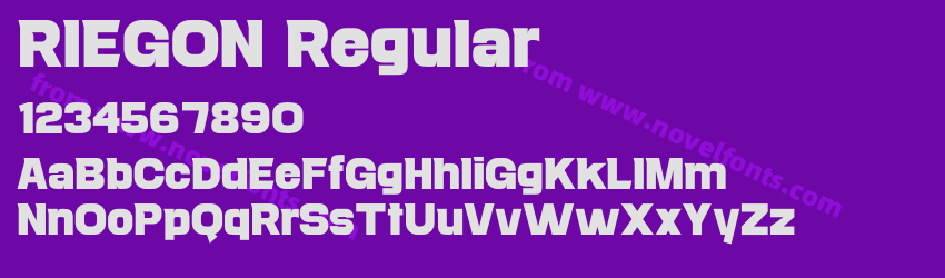 RIEGON RegularPreview RIEGON RegularPreview