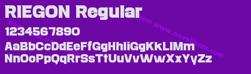 RIEGON RegularPreview RIEGON RegularPreview