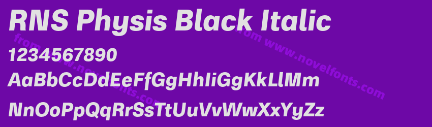 RNS Physis Black ItalicPreview RNS Physis Black ItalicPreview