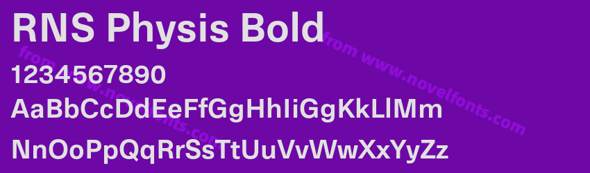 RNS Physis BoldPreview RNS Physis BoldPreview