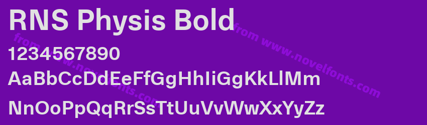 RNS Physis BoldPreview RNS Physis BoldPreview