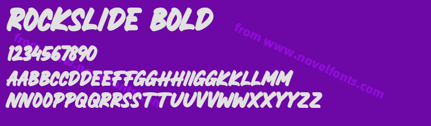 ROCKSLIDE BOLDPreview ROCKSLIDE BOLDPreview