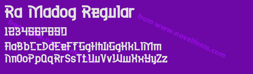 Ra Madog RegularPreview Ra Madog RegularPreview