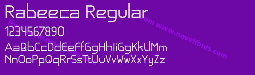 Rabeeca RegularPreview Rabeeca RegularPreview