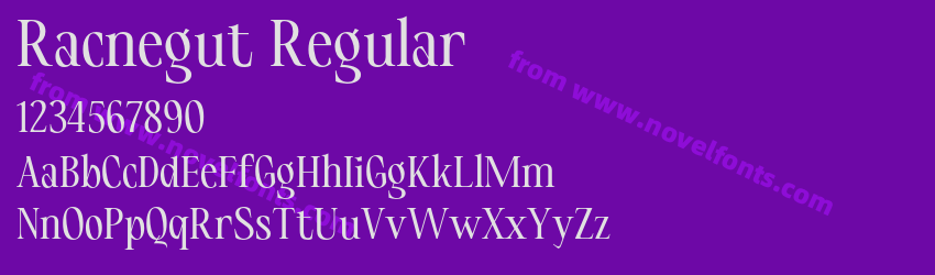 Racnegut RegularPreview Racnegut RegularPreview