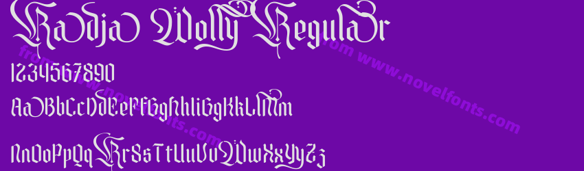 Radja Wolly RegularPreview Radja Wolly RegularPreview