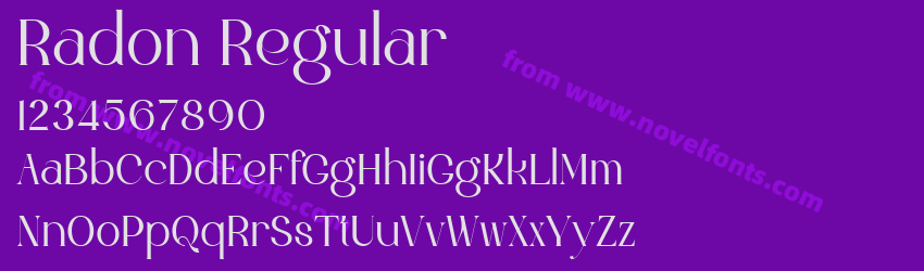 Radon RegularPreview Radon RegularPreview