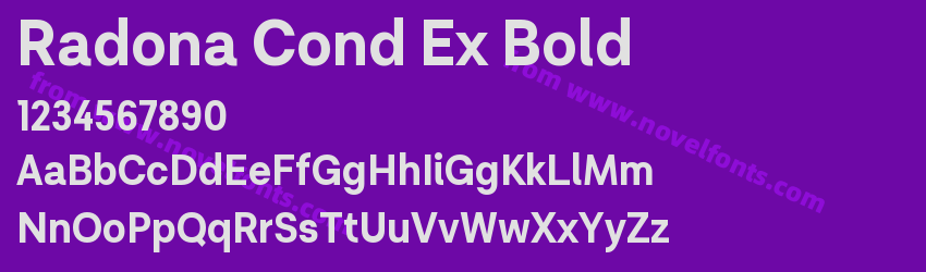 Radona Cond Ex BoldPreview Radona Cond Ex BoldPreview