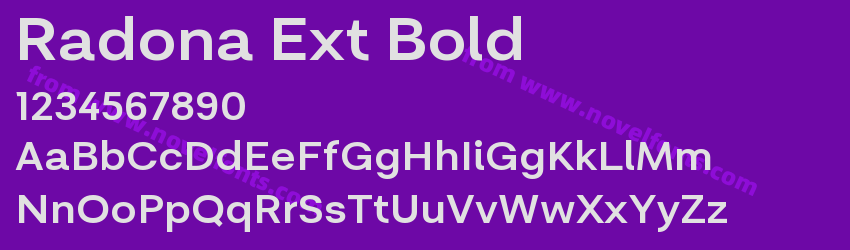 Radona Ext BoldPreview Radona Ext BoldPreview