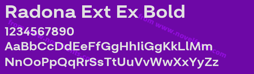 Radona Ext Ex BoldPreview Radona Ext Ex BoldPreview