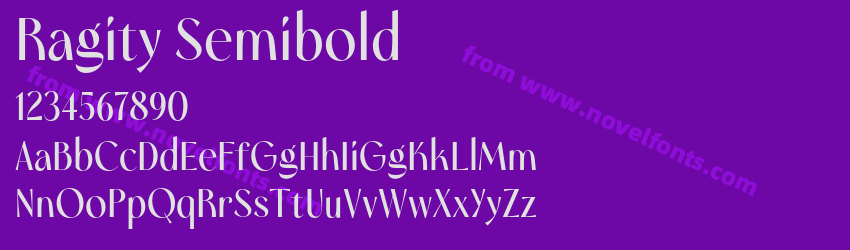 Ragity SemiboldPreview Ragity SemiboldPreview