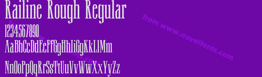 Railine Rough RegularPreview Railine Rough RegularPreview
