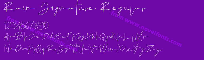 Rain Signature RegularPreview Rain Signature RegularPreview