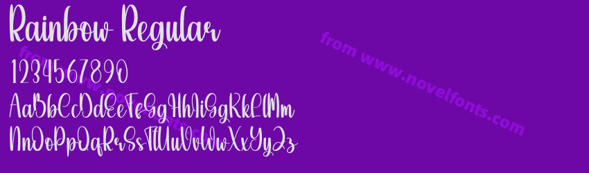Rainbow RegularPreview Rainbow RegularPreview