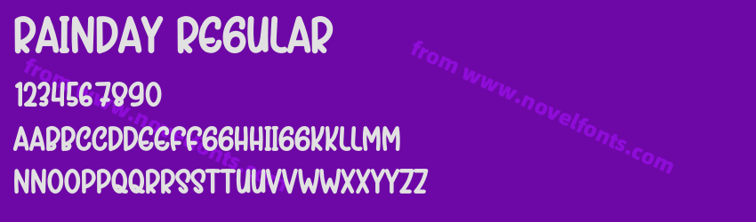 Rainday RegularPreview Rainday RegularPreview