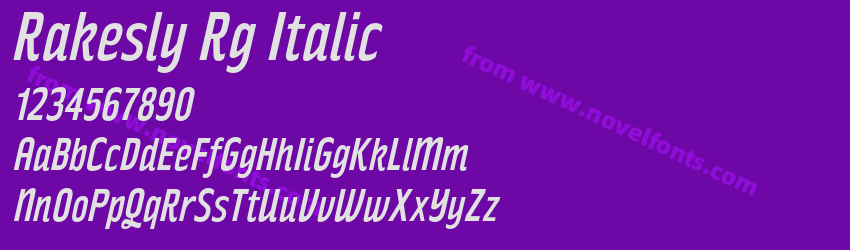 Rakesly Rg ItalicPreview Rakesly Rg ItalicPreview