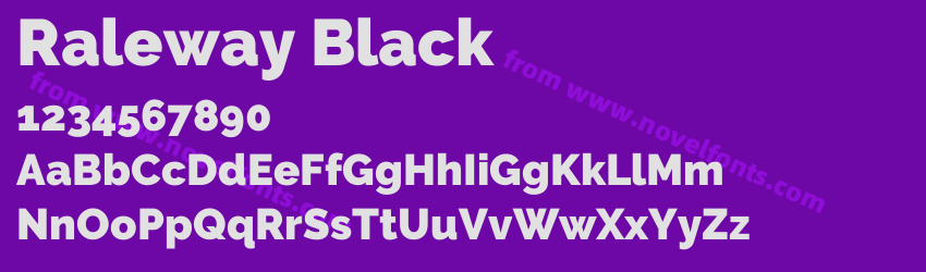 Raleway BlackPreview Raleway BlackPreview