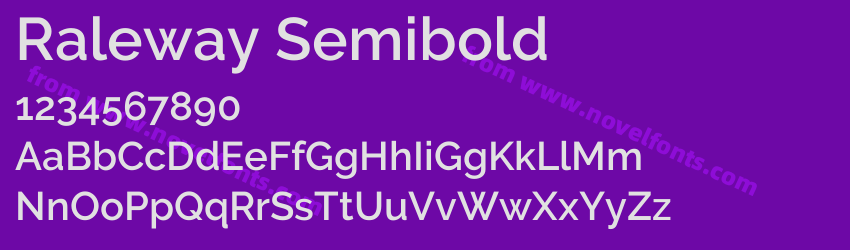 Raleway SemiboldPreview Raleway SemiboldPreview