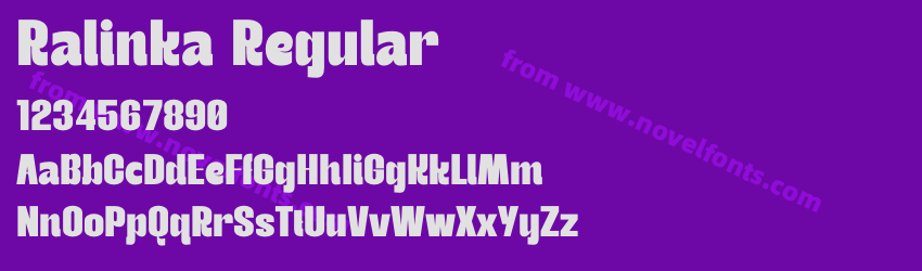 Ralinka RegularPreview Ralinka RegularPreview