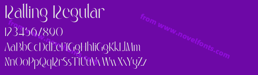 Ralling RegularPreview Ralling RegularPreview
