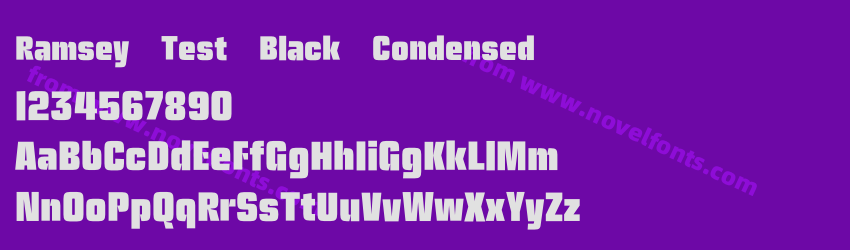 Ramsey Test Black CondensedPreview Ramsey Test Black CondensedPreview