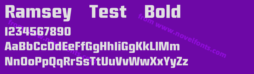 Ramsey Test BoldPreview Ramsey Test BoldPreview