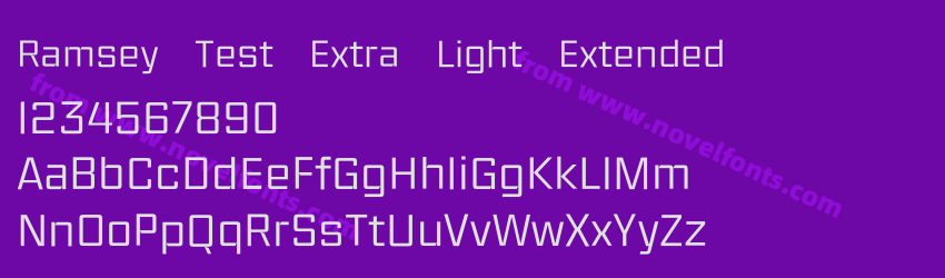 Ramsey Test Extra Light ExtendedPreview Ramsey Test Extra Light ExtendedPreview