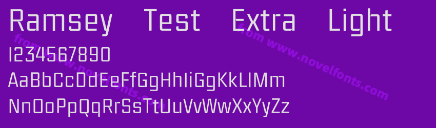 Ramsey Test Extra LightPreview Ramsey Test Extra LightPreview