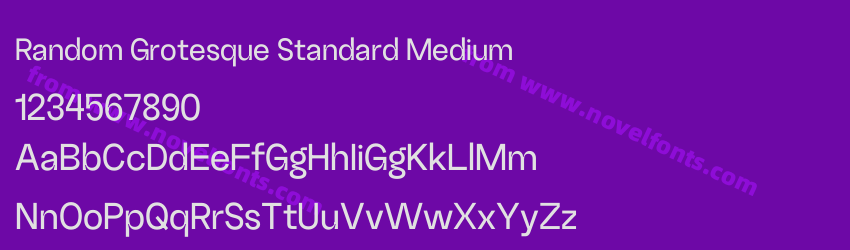 Random Grotesque Standard MediumPreview Random Grotesque Standard MediumPreview
