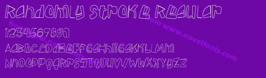 Randomly Stroke RegularPreview Randomly Stroke RegularPreview