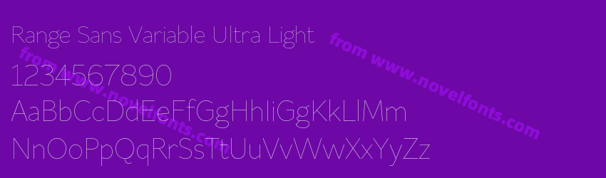 Range Sans Variable Ultra LightPreview Range Sans Variable Ultra LightPreview