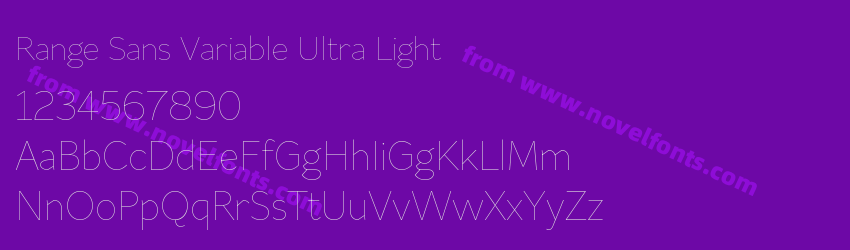 Range Sans Variable Ultra LightPreview Range Sans Variable Ultra LightPreview