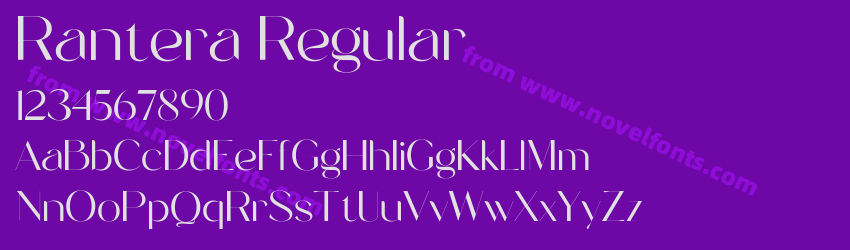 Rantera RegularPreview Rantera RegularPreview