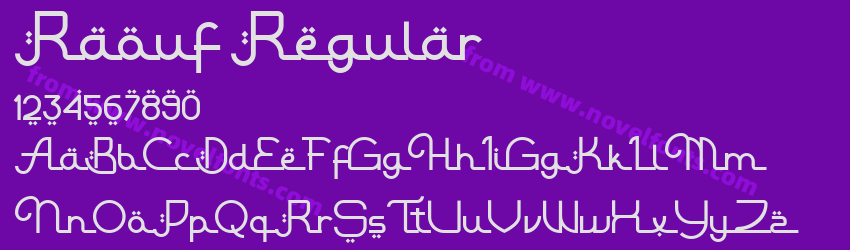 Raouf RegularPreview Raouf RegularPreview