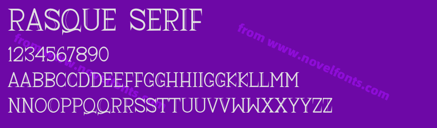 Rasque SerifPreview Rasque SerifPreview