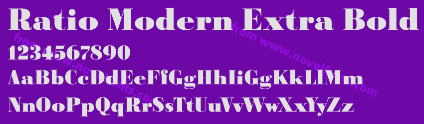 Ratio Modern Extra BoldPreview Ratio Modern Extra BoldPreview