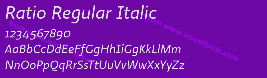 Ratio Regular ItalicPreview Ratio Regular ItalicPreview